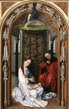  Piece Painting - Miraflores Altarpiece left panel Rogier van der Weyden